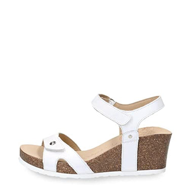 Panama Jack Damen Julia Basics Wedge Sandal, Blanco B17, EU im Sale